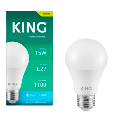Lámpara Bulbo Led 14,5w E27 Luz Fría King