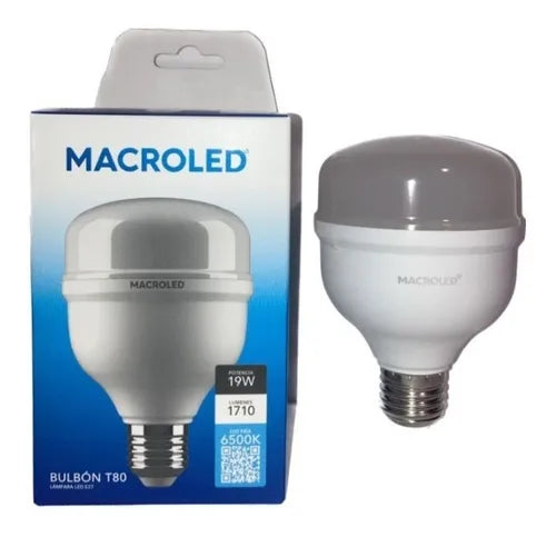 Lámpara Galponera Led 19w Hp E27 Luz Fría Macroled