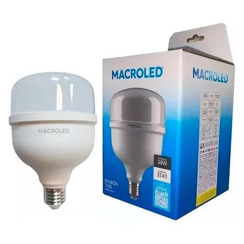 Lámpara Galponera Led 38w Hp E27 Luz Fría Macroled