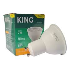Lámpara Dicroica Led 7w GU10 Luz Cálida King